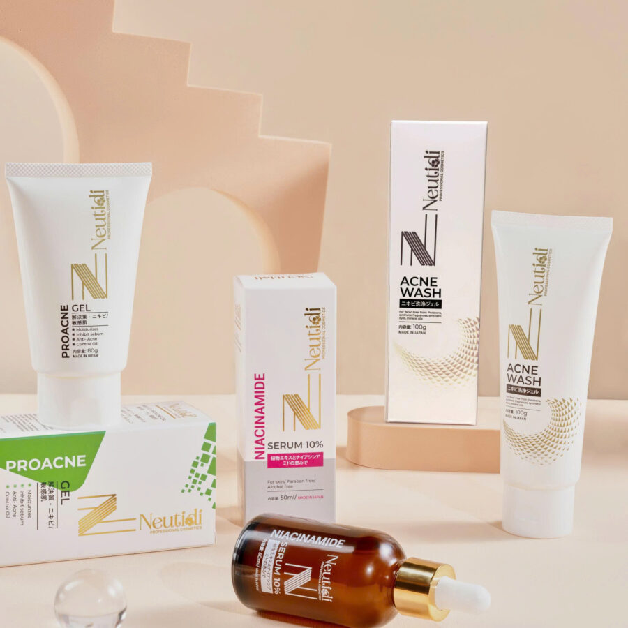 Bộ sản phẩm hỗ trợ giảm mụn Neutidi Pro Acne Kit