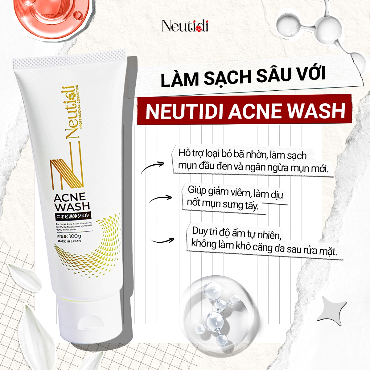 Trang chủ 86 bo san pham neutidi proacne kit 3