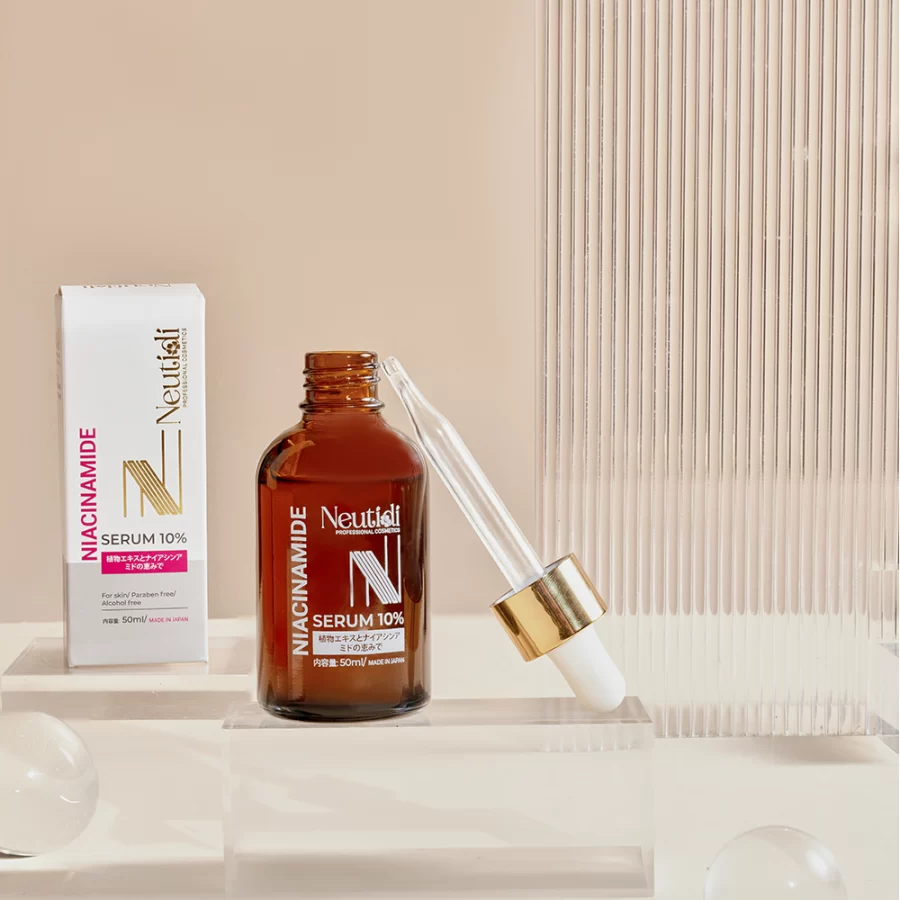 Ảnh sản phẩm Neutidi Niacinamide 10% tổng quan bên ngoài và trong