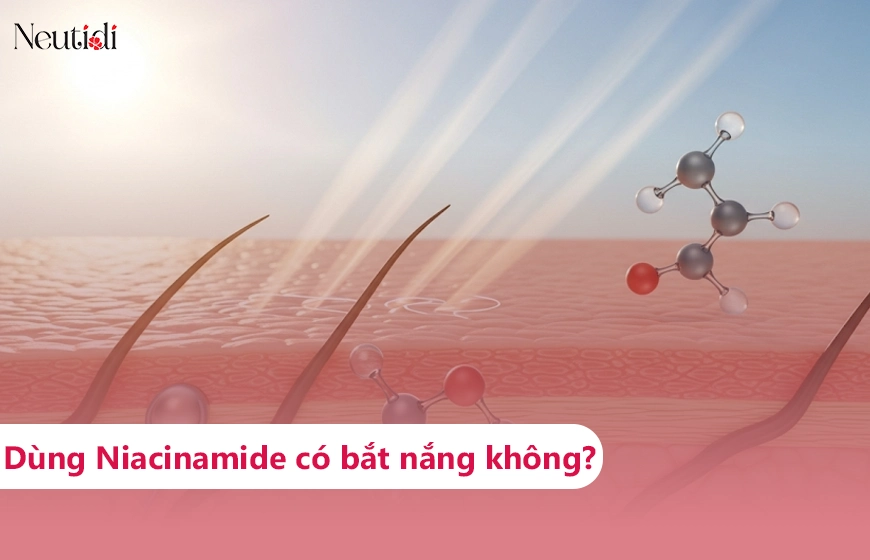 Dùng niacinamide có bắt nắng không?