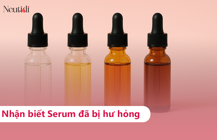 Nhận biết serum bị hư hỏng