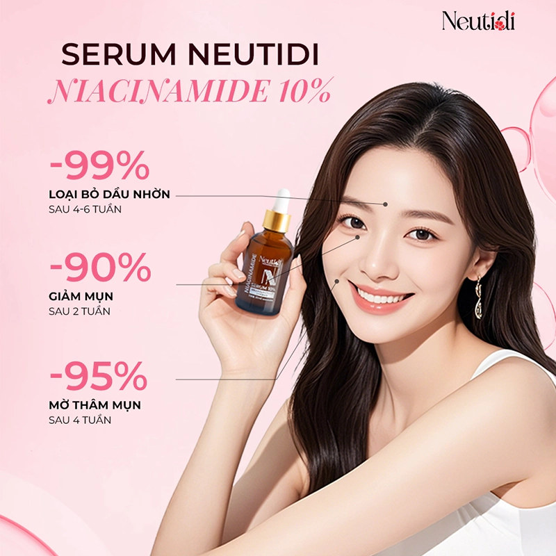 Serum Neutidi Niacinamide 10% với hiệu quả vượt trội