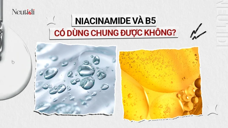 Niacinamide và B5 có dùng chung được không?