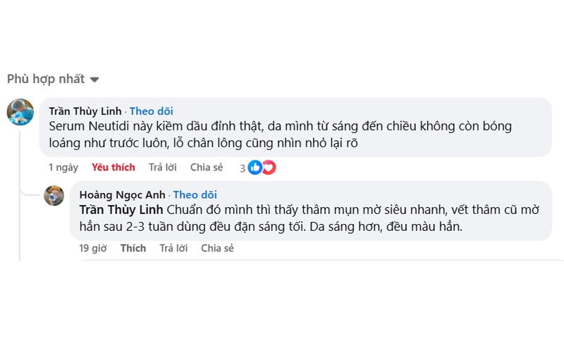 Review serum neutidi niacinamide 10% có hiệu quả không?