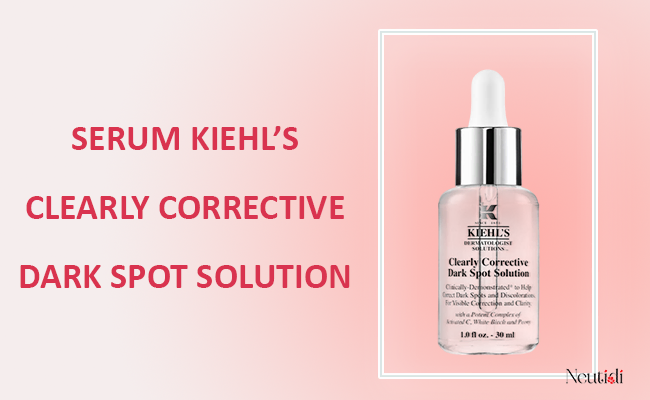 Review Serum làm giảm thâm mụn Kiehl's Clearly Corrective Dark Spot Solution