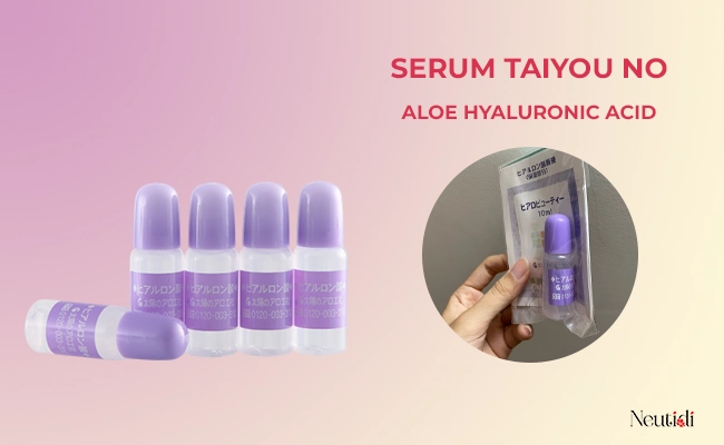 Serum cấp ẩm nguyên chất từ Nhật - Taiyou No Aloe Hyaluronic Acid