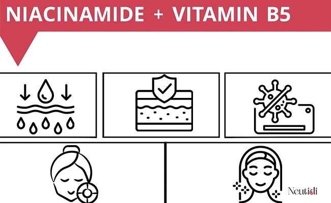 Có nên kết hợp dùng niacinamide với B5?