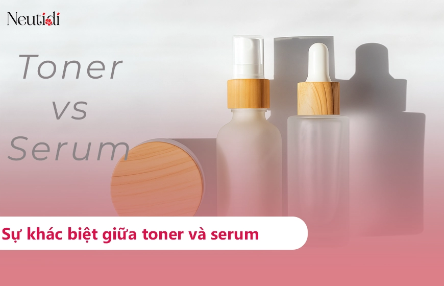 Tìm hiểu về toner và serum: Cái nào quan trọng hơn? Chúng khác nhau ra sao?