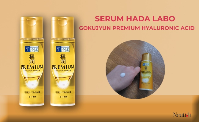 Serum dưỡng ẩm từ Nhật - Hada Labo Gokujyun Premium Hyaluronic Acid