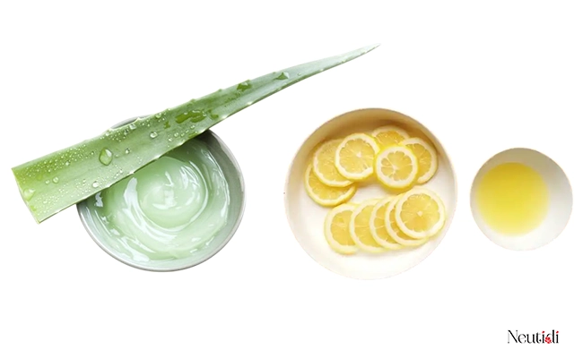 Trị mụn trứng cá với gel nha đam và nước cốt chanh
