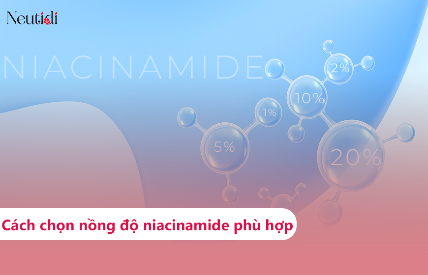 Cách chọn nồng độ niacinamide
