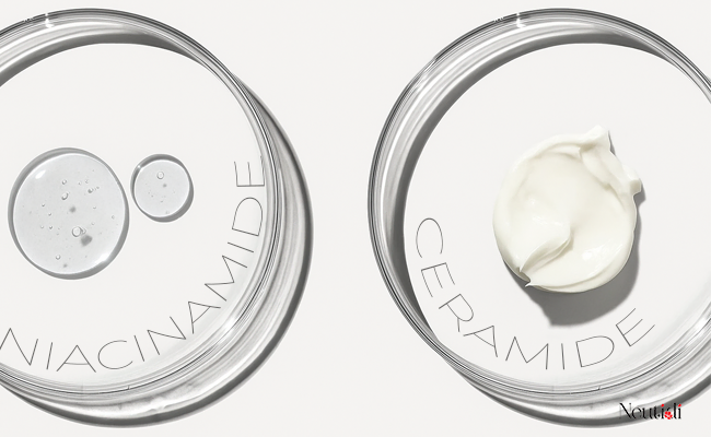 Nên kết hợp niacinamide với ceramide