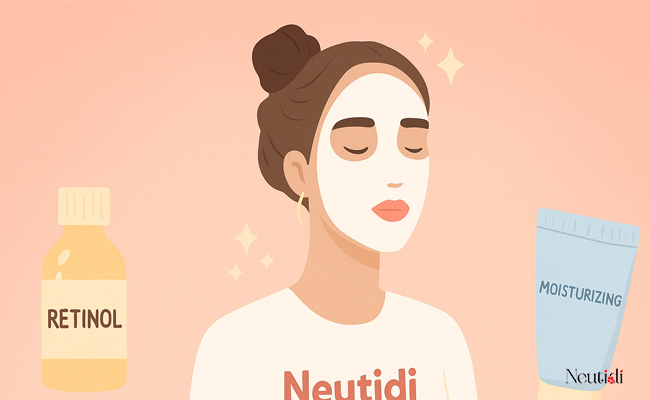 Dùng retinol sau 15-20 phút có thể thoa kem dưỡng