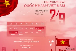 Lịch nghỉ lễ Quốc Khánh 02-09 Neutidi