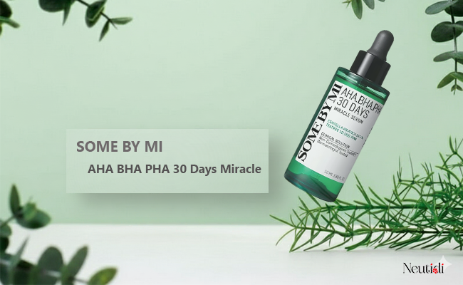 Serum cho da dầu mụn SOME BY MI AHA BHA PHA 30 Days Miracle Serum 