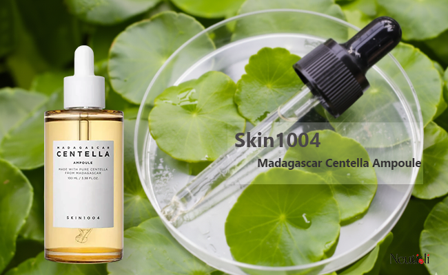 Skin1004 Madagascar Centella Ampoule giảm viêm mụn cho da dầu