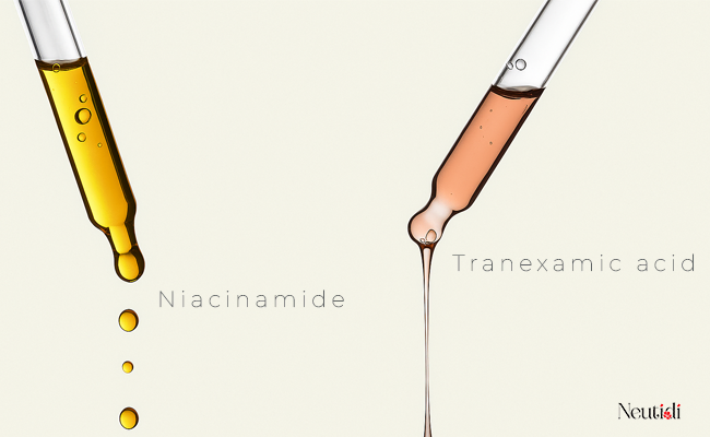 Hướng dẫn cách kết hợp sử dụng niacinamide với tranexamic acid