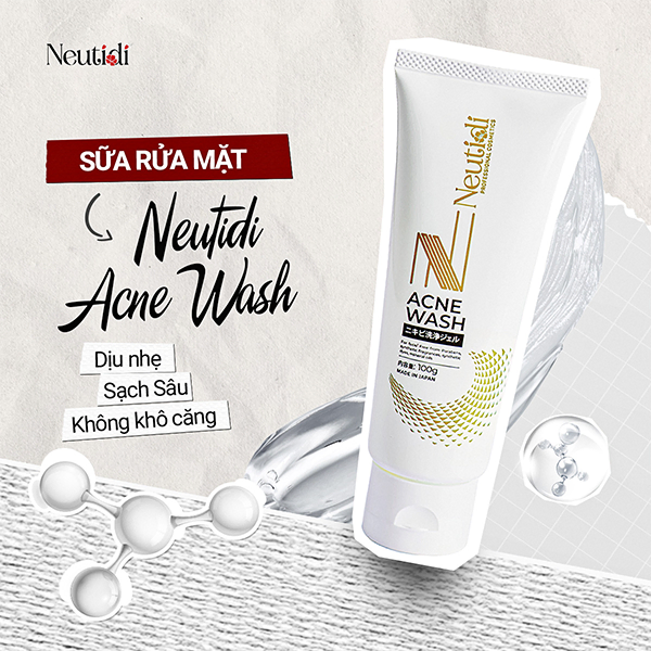 Sữa rửa mặt có chứa BHA cho da mụn