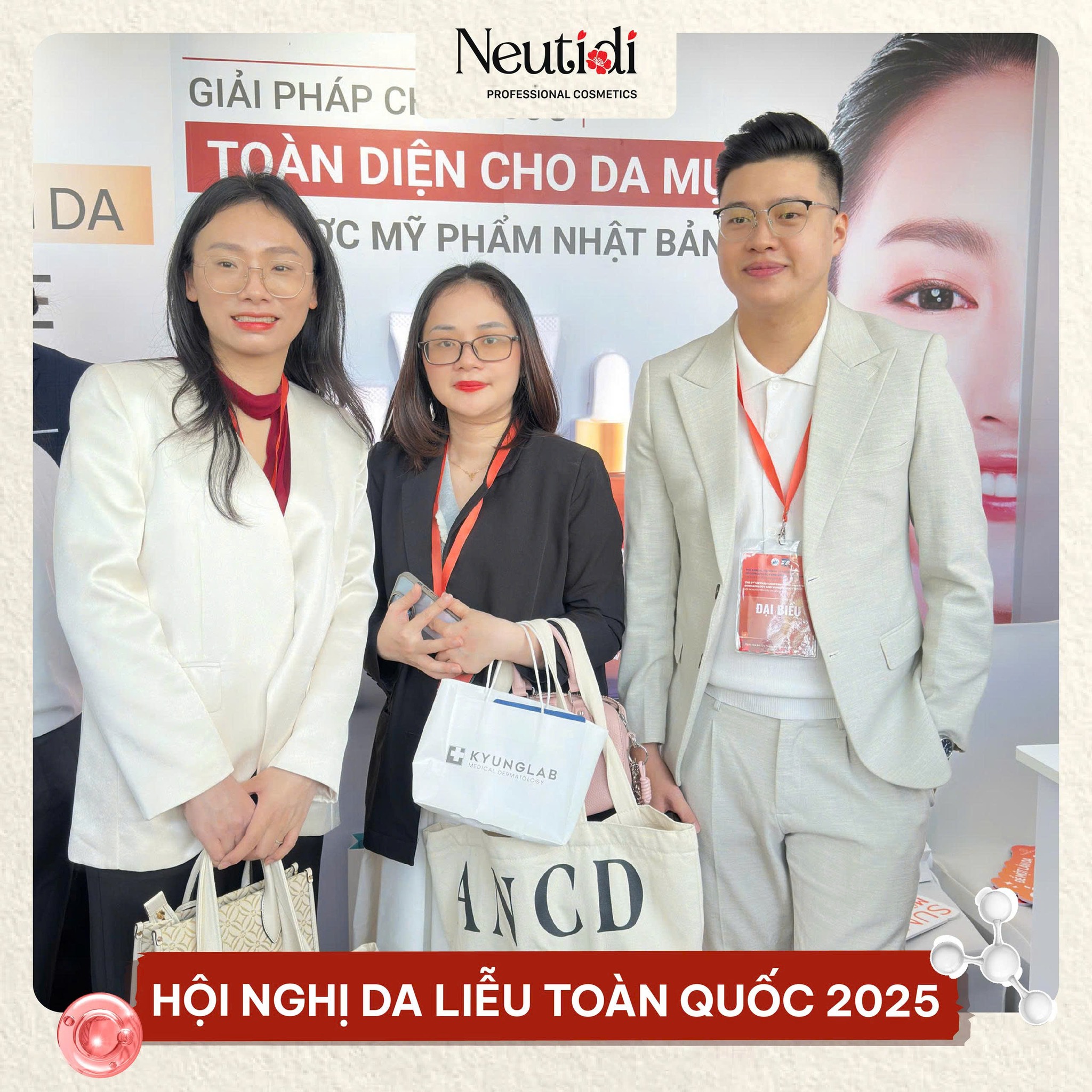 Hội nghị Da liễu Toàn quốc 2025 – Neutidi đồng hành cùng làn da khỏe mạnh cho người Việt 5 581638524 1239003874943010 5448063272987263251 n