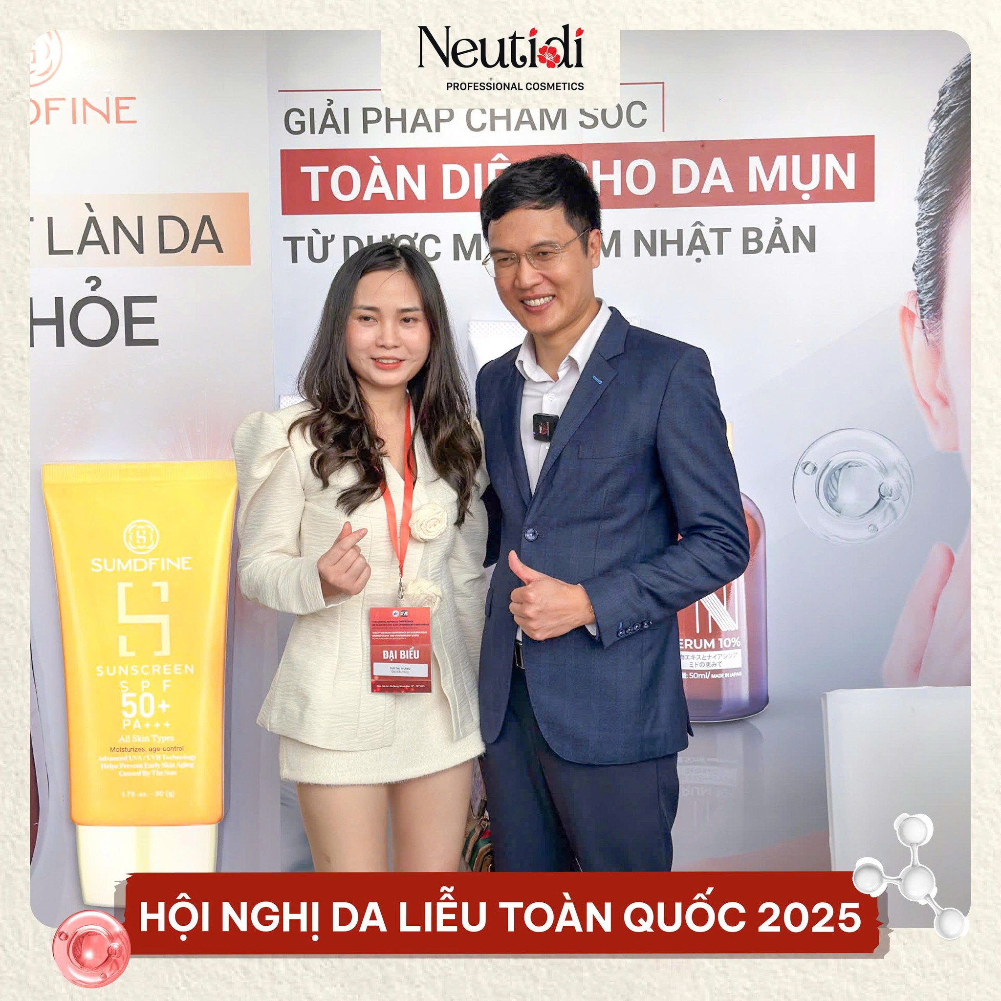Hội nghị Da liễu Toàn quốc 2025 – Neutidi đồng hành cùng làn da khỏe mạnh cho người Việt 2 582549149 1239143331595731 6257951324095631614 n