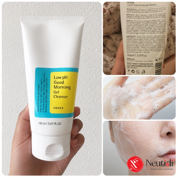 Trải nghiệm COSRX Low pH Good Morning Gel Cleanser - sữa rửa mặt cho da dầu mụn