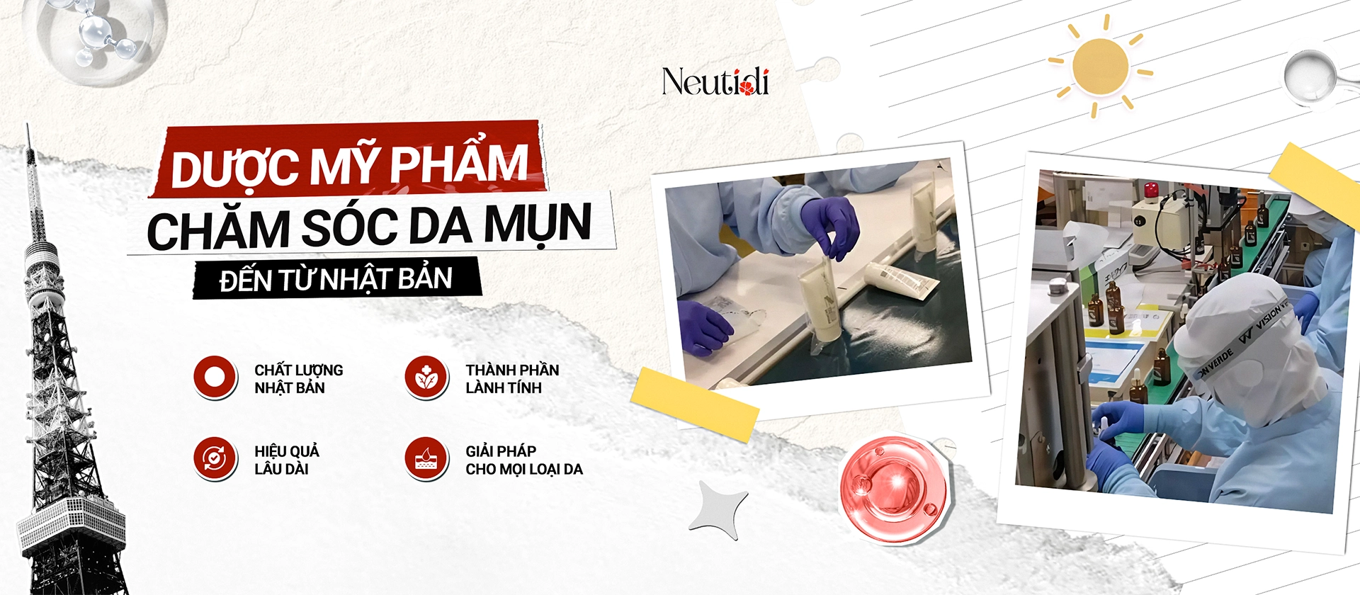 Mỹ phẩm chăm sóc da mụn hàng đầu