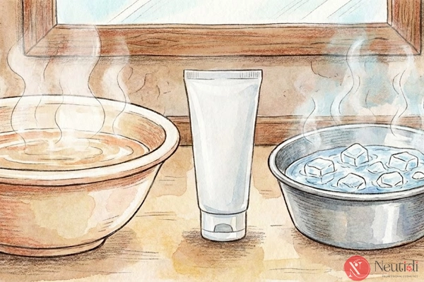 Rửa mặt bằng nước đá lạnh: Lợi ích, tác hại & cách thực hiện đúng chuẩn 7 Phương pháp kết hợp: Rửa mặt với nước ấm - sữa rửa mặt - nước đá lạnh