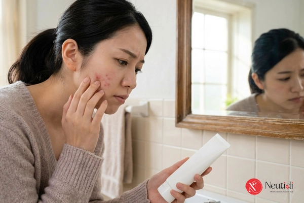 Da mụn có nên dùng sữa rửa mặt không? 5 Lưu ý khi chọn & Sử dụng 2 Da mặt mụn có nên rửa mặt bằng sữa rửa mặt?