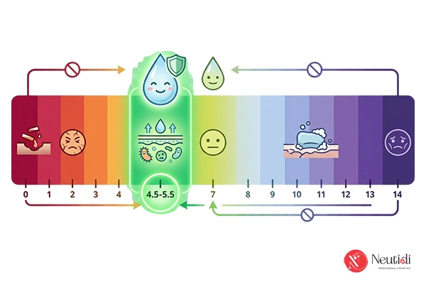 Top 5 sữa rửa mặt dịu nhẹ cho da nhạy cảm được chuuyên gia khuyên dùng 2025 9 Độ pH cân bằng là yếu tố cần thiết khi chọn sữa rửa mặt cho da nhạy cảm