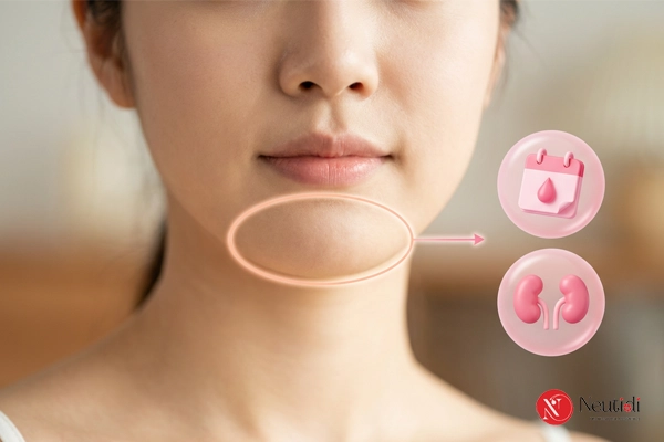 Giải mã 12 vị trí mọc mụn trên mặt: Cảnh báo sức khoẻ gan - phổi - tiêu hoá 7 Mụn ở cằm