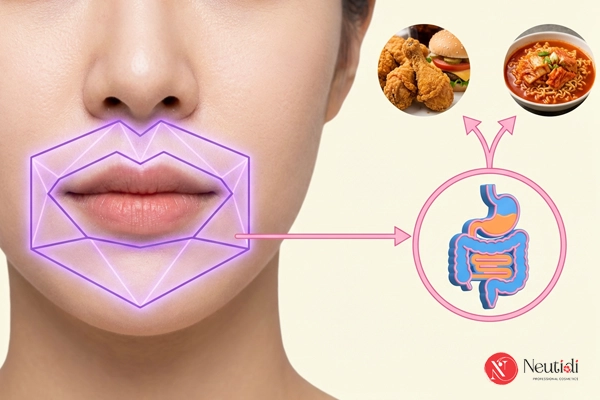 Giải mã 12 vị trí mọc mụn trên mặt: Cảnh báo sức khoẻ gan - phổi - tiêu hoá 6 Mụn bao quanh miệng