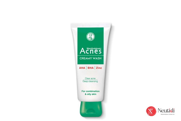 Top 15+ sữa rửa mặt Nhật Bản tốt & được ưu chuộng nhất 2026 10 Acnes Creamy Wash - sữa rửa mặt bình dân từ Nhật