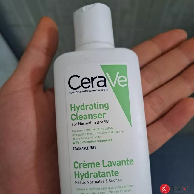Top 5 sữa rửa mặt dịu nhẹ cho da nhạy cảm được chuuyên gia khuyên dùng 2025 5 CeraVe Hydrating Facial Cleanser - Công Nghệ MVE Giải Phóng Chậm