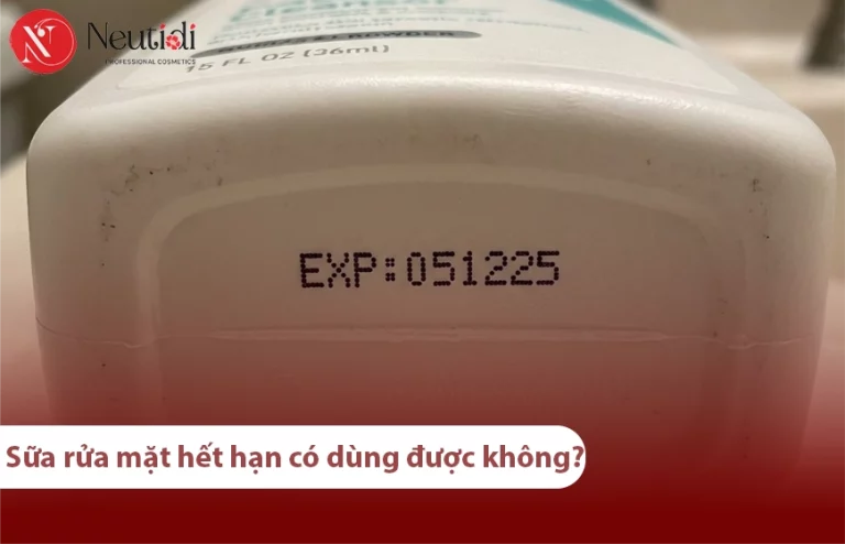 Sữa rửa mặt hết hạn có dùng được nữa không