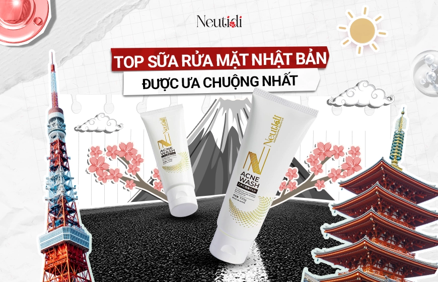 Top 15+ sữa rửa mặt Nhật Bản tốt & được ưu chuộng nhất 2026 1 Sữa rửa mặt Nhật Bản được ưu chuộng