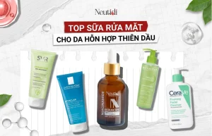 Sữa rửa mặt cho da hỗn hợp thiên dầu