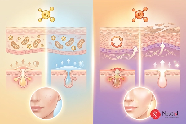 Vitamin B2 và Retinol
