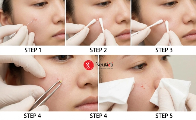 Mụn ẩn: Khi nào nên nặn, khi nào cần tránh? 5 Chi tiết từng bước nặn mụn tại nhà