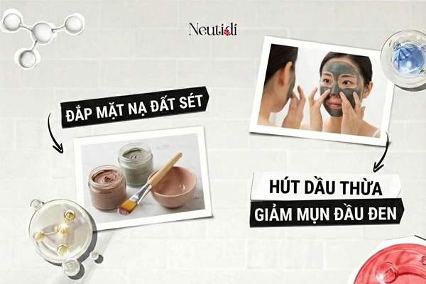 9 Cách trị mụn đầu đen ở mũi tận gốc - hiệu quả ngay tại nhà 7 Đắp mặt nạ đất sét trị mụn đầu đen ở mũi