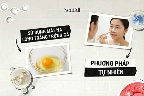 9 Cách trị mụn đầu đen ở mũi tận gốc - hiệu quả ngay tại nhà 8 Lòng trắng trứng gà trị mụn đầu đen ở mũi hiệu quả