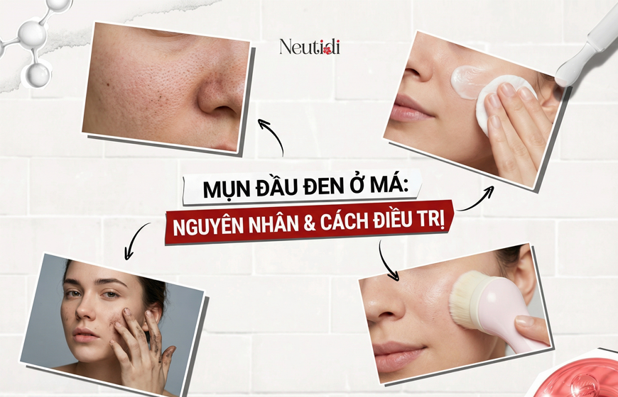 Mụn đầu đen ở má