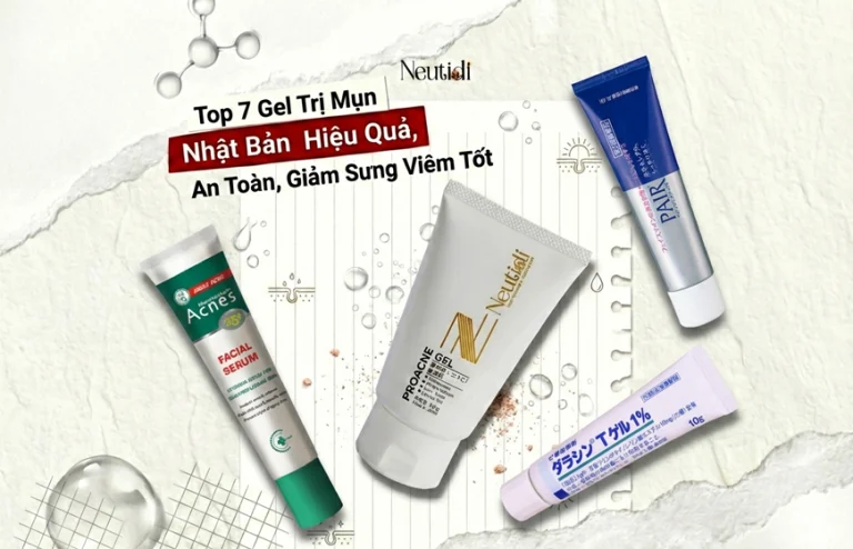 TOP gel trị mụn Nhật Bản tốt