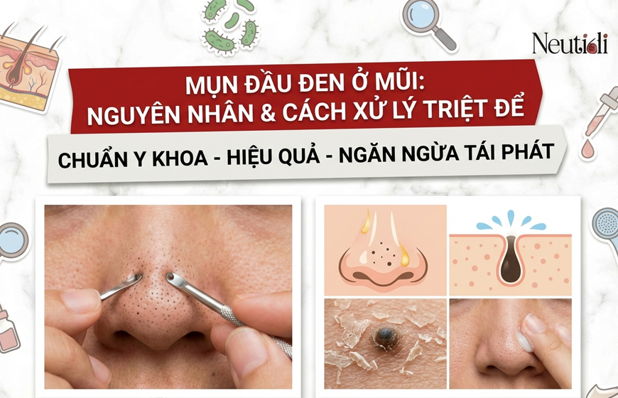 Mụn đầu đen ở mũi