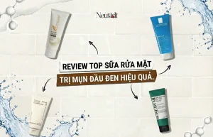 Top sữa rửa mặt trị mụn đầu đen hiệu quả