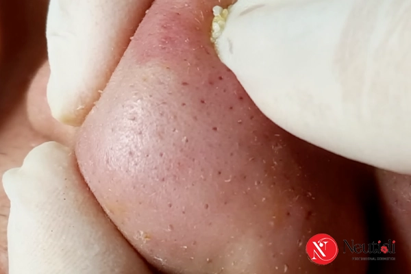 Quy trình nặn mụn cám đúng cách