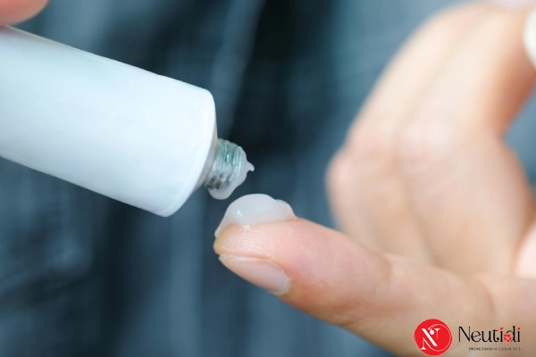 Mụn trứng cá ở cằm: Nguyên nhân, dấu hiệu và cách điều trị dứt điểm 4 Dùng mỹ phẩm không phù hợp cũng có thể gây mụn trứng cá ở cằm