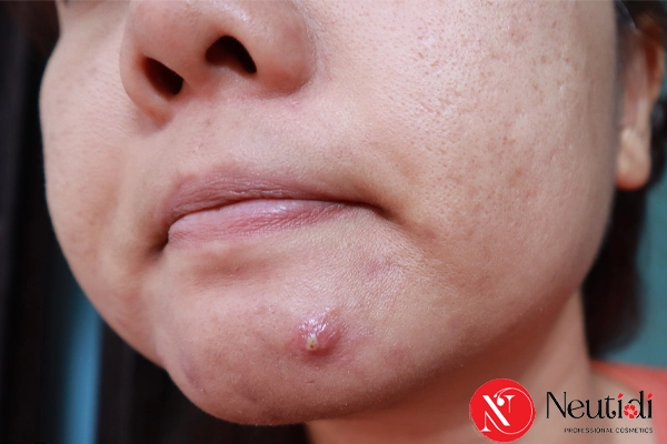 Xử lý mụn trứng cá bùng phát ở tuổi dậy thì - dạng nhẹ