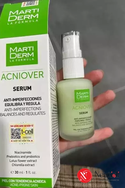 Đánh giá 9 serum hỗ trợ giảm mụn trứng cá hiệu quả 2026 9 MartiDerm Acniover Serum giảm mụn