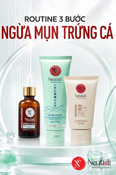 Routine ngăn ngừa mụn trứng cá trước khi để lại hậu quả