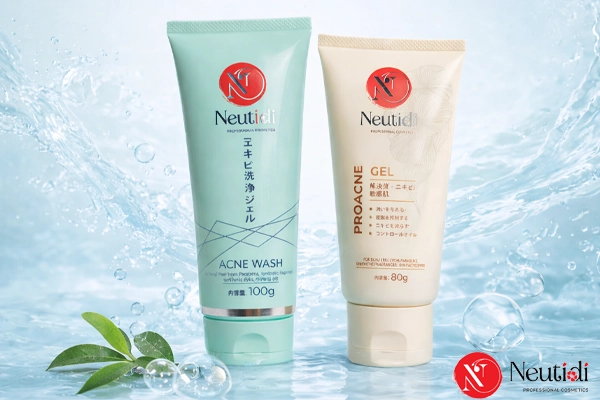 BHA là thành phần chủ lực của sữa rửa mặt neutidi acne wash và neutidi proacne gel